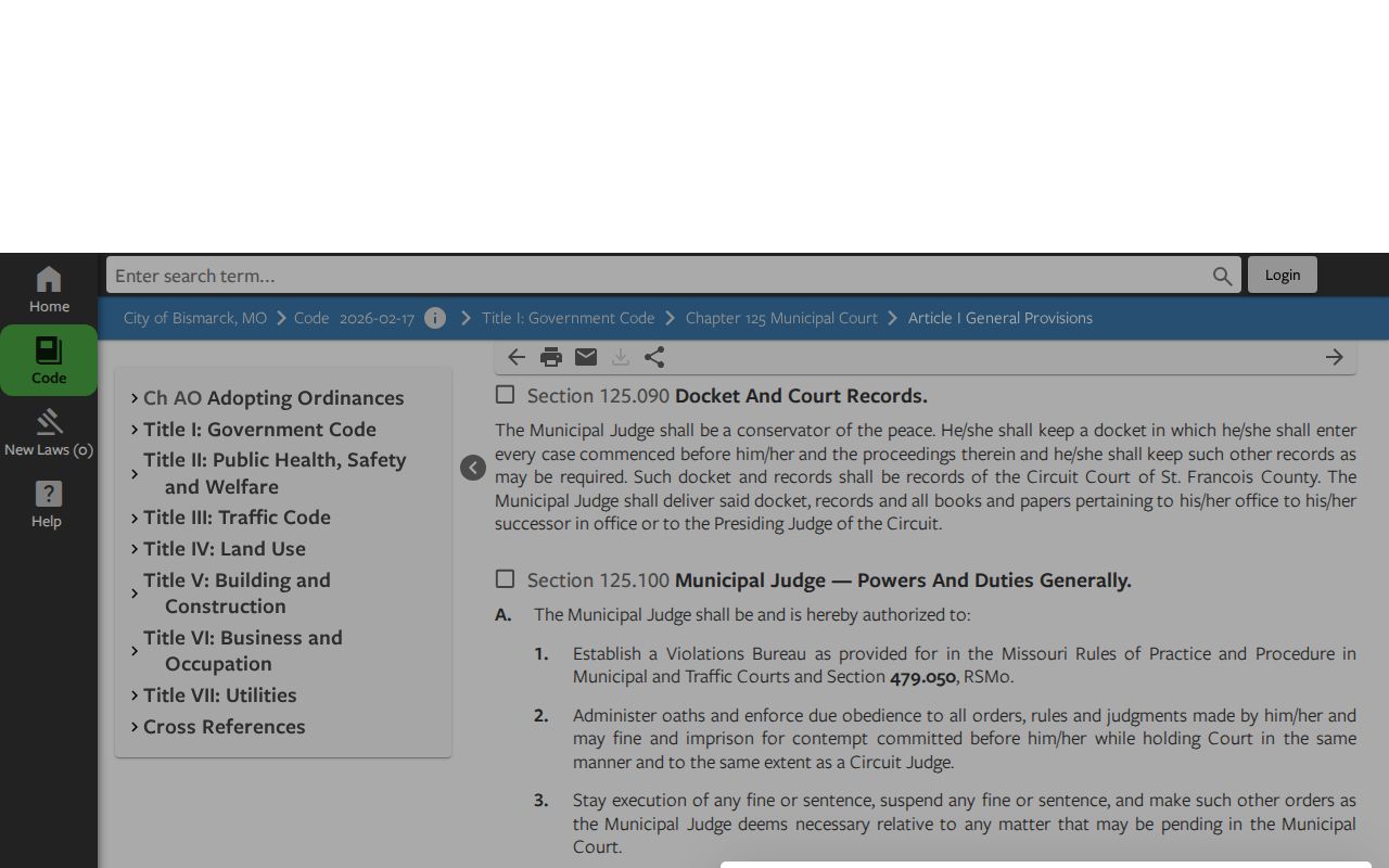 Bismarck court docket municipal court transfer code
